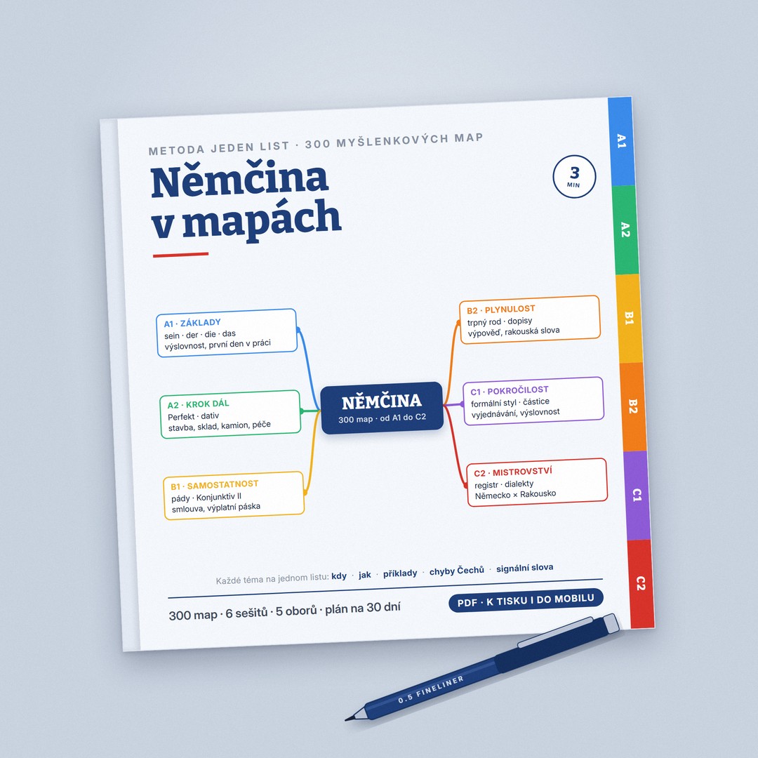 Němčina v mapách